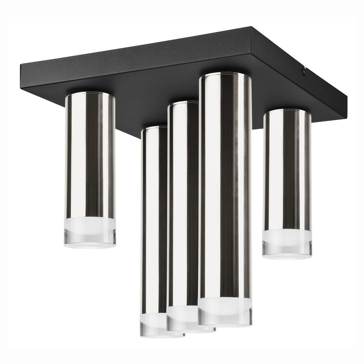 DECKENLEUCHTE    30/6/32 cm  - Chromfarben, Design, Metall (30/6/32cm)