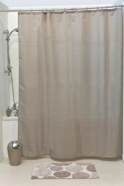 KOPALNIŠKA ZAVESA  TENDANCE   180/200 cm          bež  - bež, Konvencionalno, umetna masa (180/200cm) - Homeware
