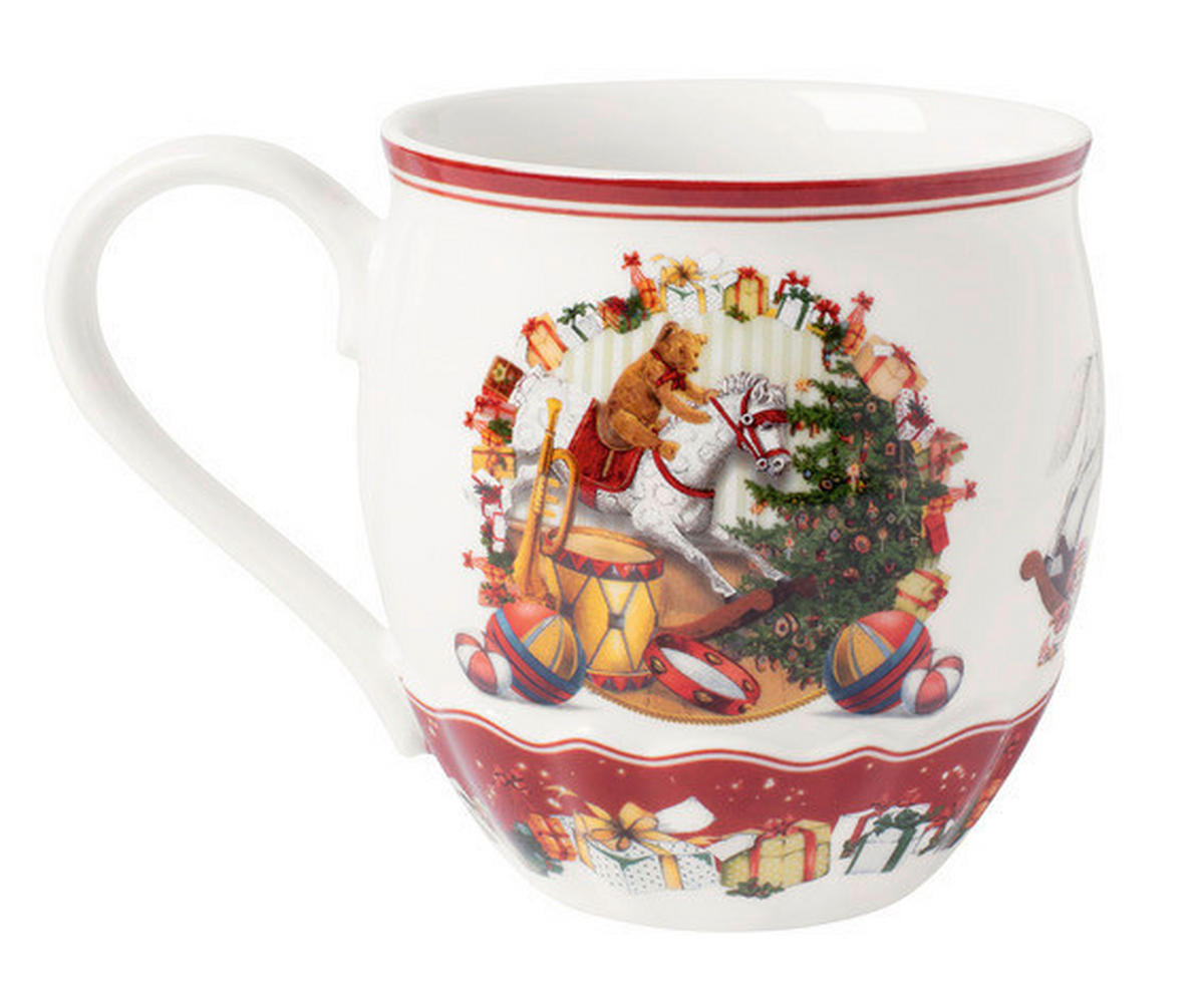 KAFFEEBECHER TOYS FANTASY  530 ml   - Rot/Weiß, Trend, Keramik (530ml) - Villeroy & Boch