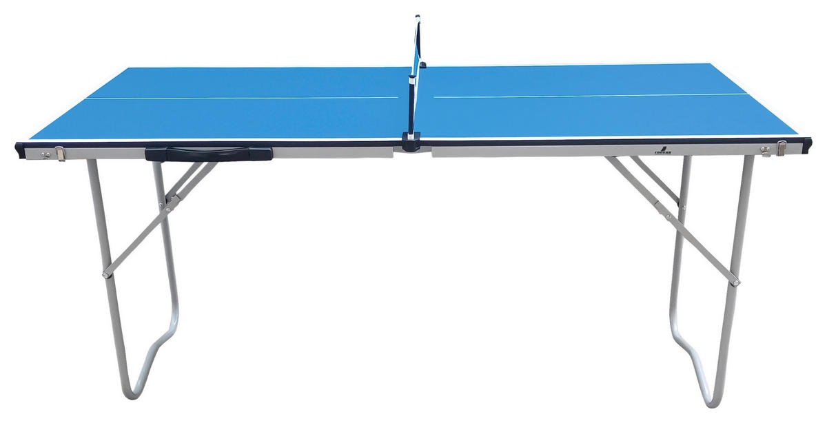 PINGISBORD  - blå, Klassisk, metall/trä (67/69/150cm)