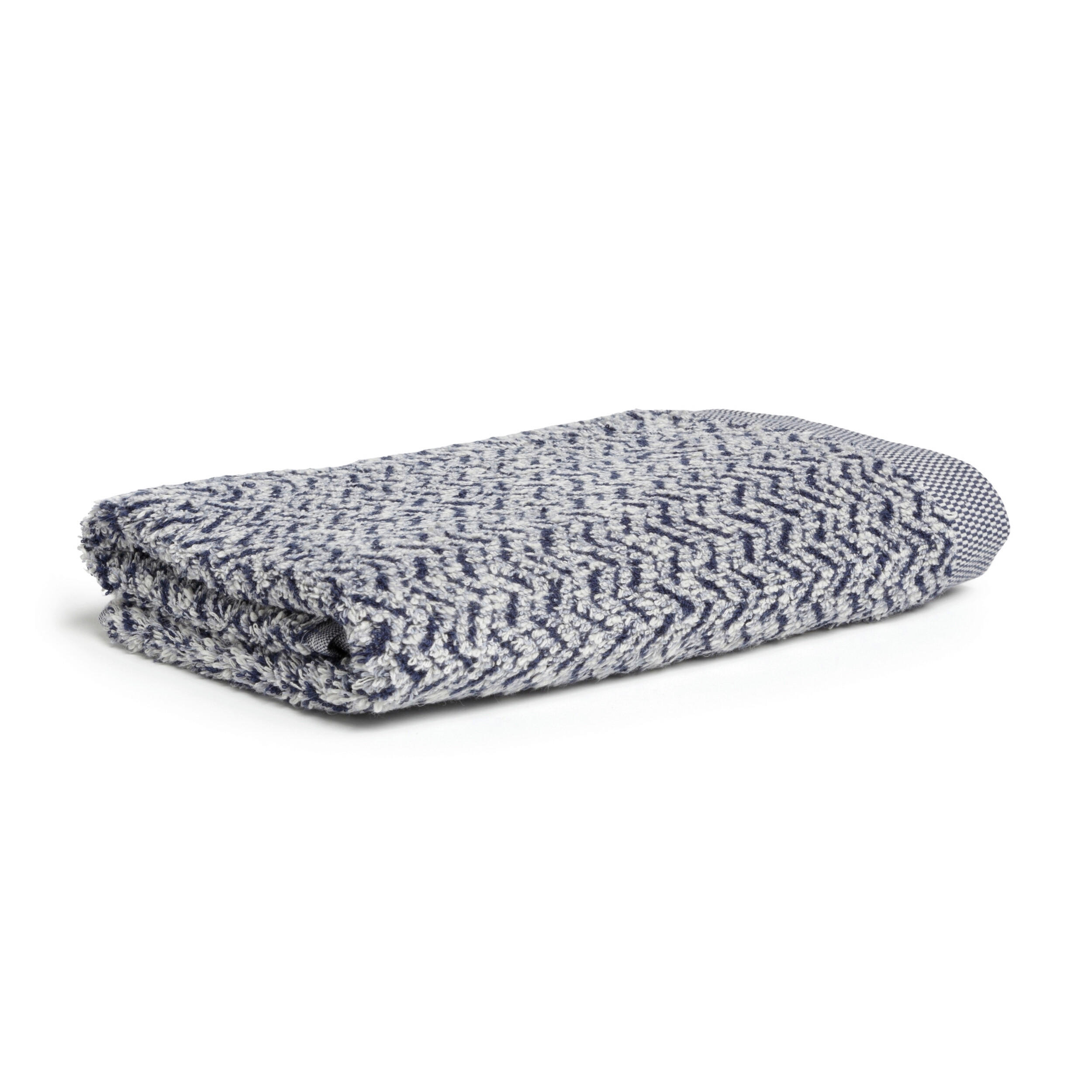 DUSCHTUCH 80/150 cm BROOKLYN  - Blau, Basics, Textil (80/150cm) - Moeve