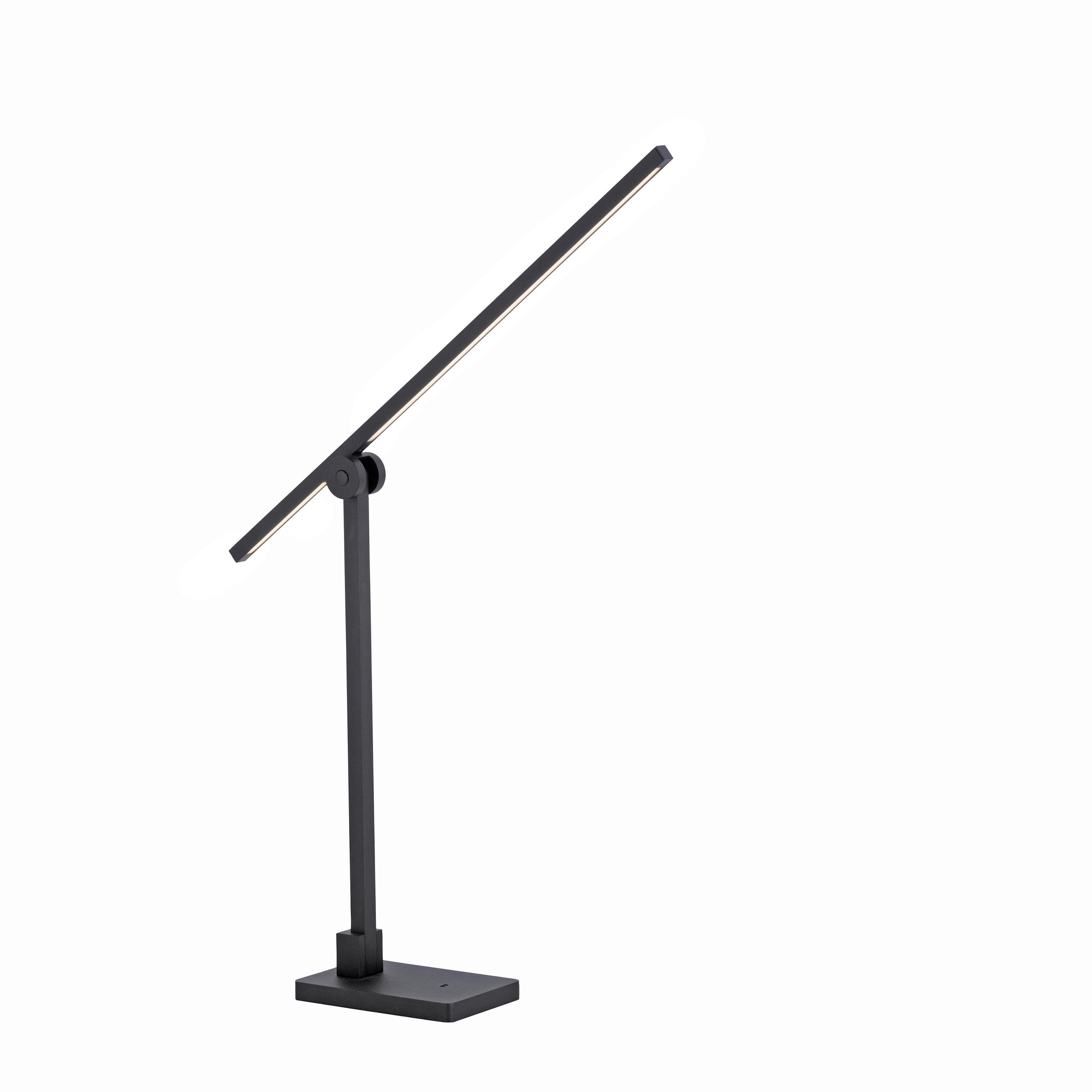 STONA LED LAMPA - crna, Lajfstajl, metal/plastika (55/10cm)