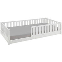 BODENBETT. 120/200 cm  in Weiß  - Weiß, LIFESTYLE, Holz (120/200cm) - Ben'n'jen