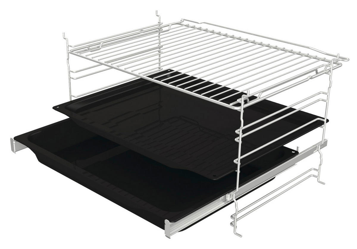 HERDSET RED PEPPER SCX  - Edelstahlfarben, Basics, Glas/Metall (59,5/59,5/56,4cm) - Gorenje