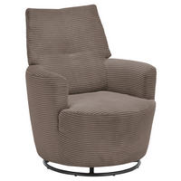 SESSEL Cord Greige    - Greige/Schwarz, Design, Textil/Metall (80/96/88cm) - SetOne by Musterring