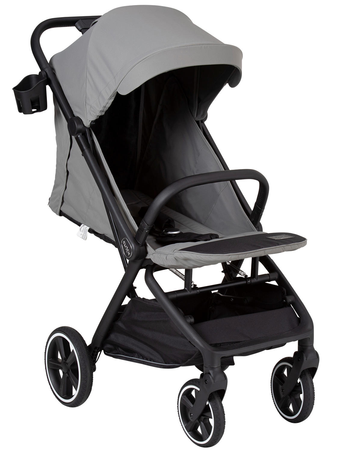 BUGGY Clixx  - Schlammfarben/Schwarz, Basics, Textil/Metall (84/52/106cm) - Hartan