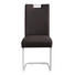 SCHWINGSTUHL Lederlook Braun, Edelstahlfarben - Edelstahlfarben/Braun, Design, Textil/Metall (48/99/69cm) - Valnatura SCHWINGSTUHL Lederlook Braun, Edelstahlfarben - Edelstahlfarben/Braun, Design, Textil/Metall (48/99/69cm) - Valnatura