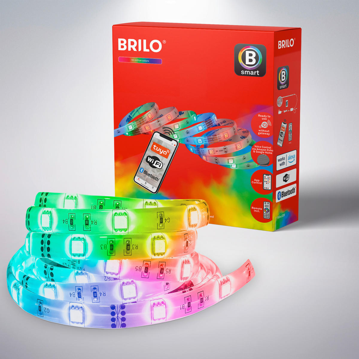 LED TRAKA  - bijela, Basics, plastika (500cm)