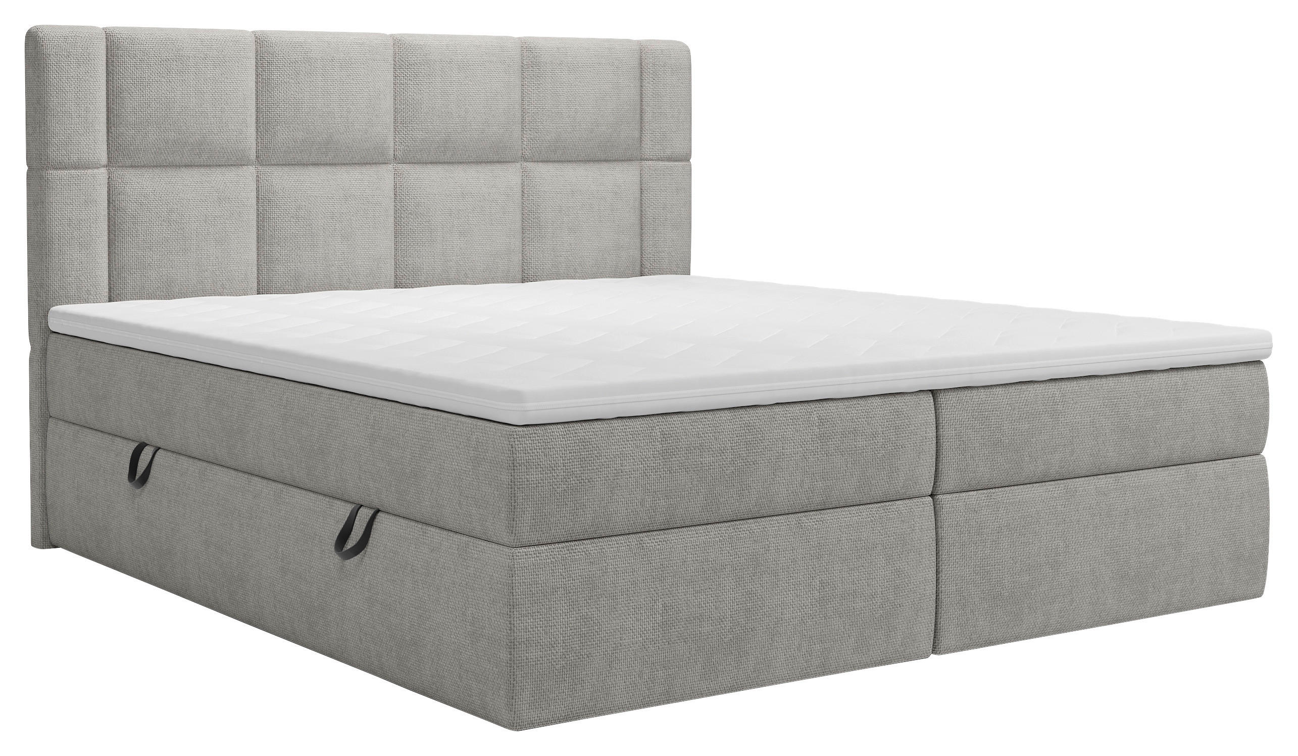 BOXBETT 180/200 cm  in Taupe  - Taupe/Schwarz, MODERN, Holz/Holzwerkstoff (180/200cm) - Boxxx