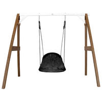 NESTSCHAUKEL  - Schwarz/Braun, KONVENTIONELL, Holz (254/207/160cm) - Ambia Garden
