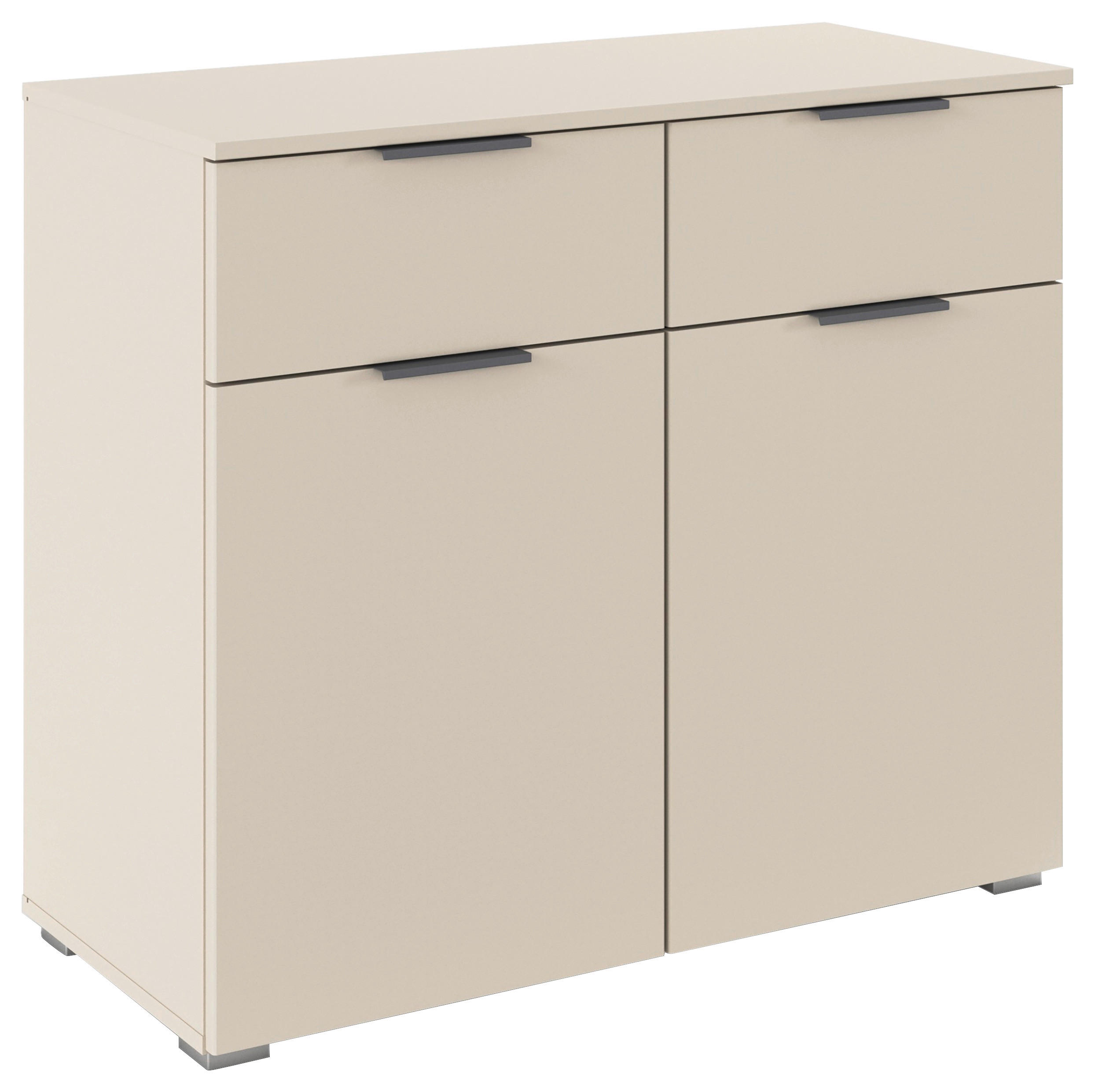 BYRÅ 93/81/42 cm  - aluminiumfärg/champagne, Modern, trämaterial (93/81/42cm) - Rauch Möbel