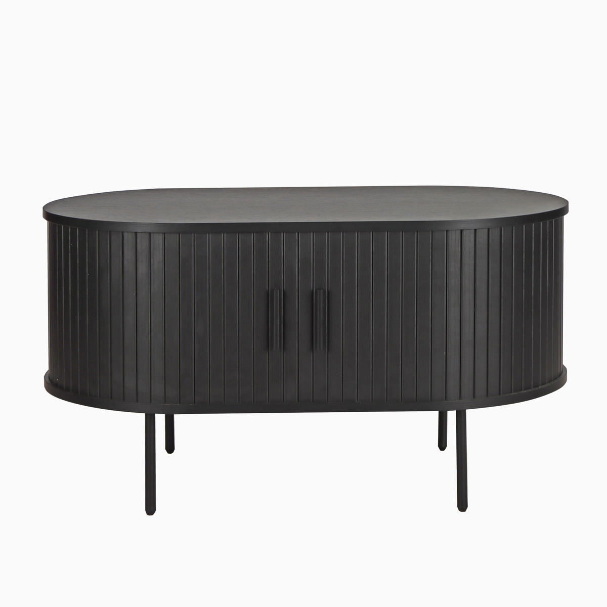 COUCHTISCH - Schwarz, Design, Holzwerkstoff/Metall (100/60/55cm) - Livetastic