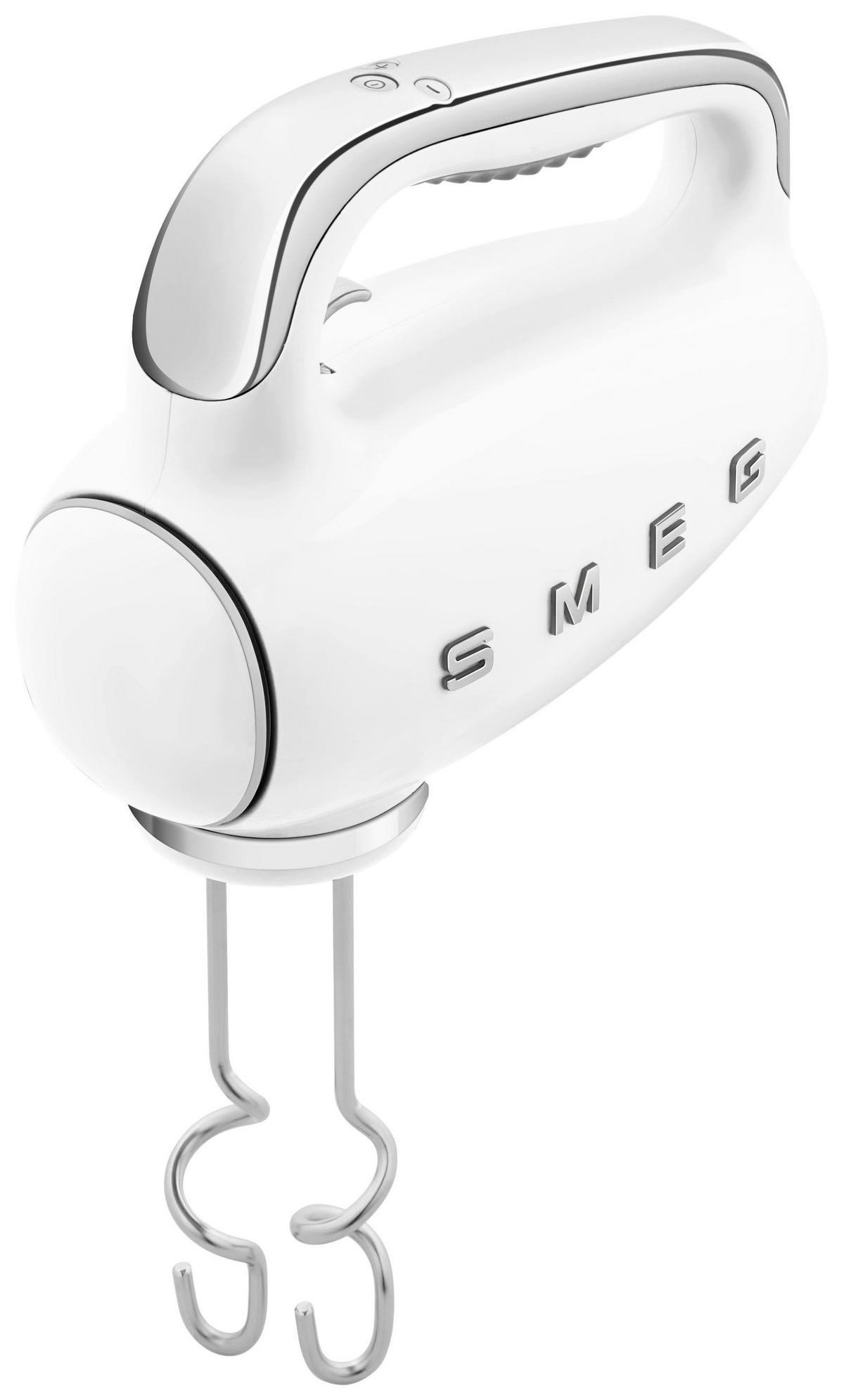 HANDMIXER 50'S STYLE  - Chromfarben/Weiß, Basics, Kunststoff/Metall (22/37,8/22,1cm) - SMEG