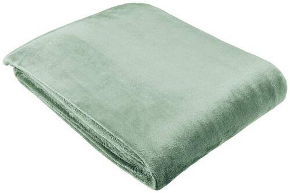 PĂTURĂ 140/190 cm  - verde, Basics, textil (140/190cm) - Novel