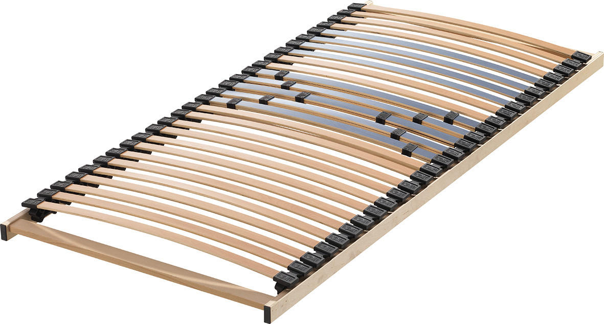 SOMIERĂ 140/200 cm  - culoare lemn mesteacăn, Basics, material pe bază de lemn (140/200cm)