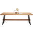 ESSTISCH in Holz, Metall 220/100/77 cm - Eichefarben/Anthrazit, Natur, Holz/Metall (220/100/77cm) - Bert Plantagie ESSTISCH in Holz, Metall 220/100/77 cm - Eichefarben/Anthrazit, Natur, Holz/Metall (220/100/77cm) - Bert Plantagie