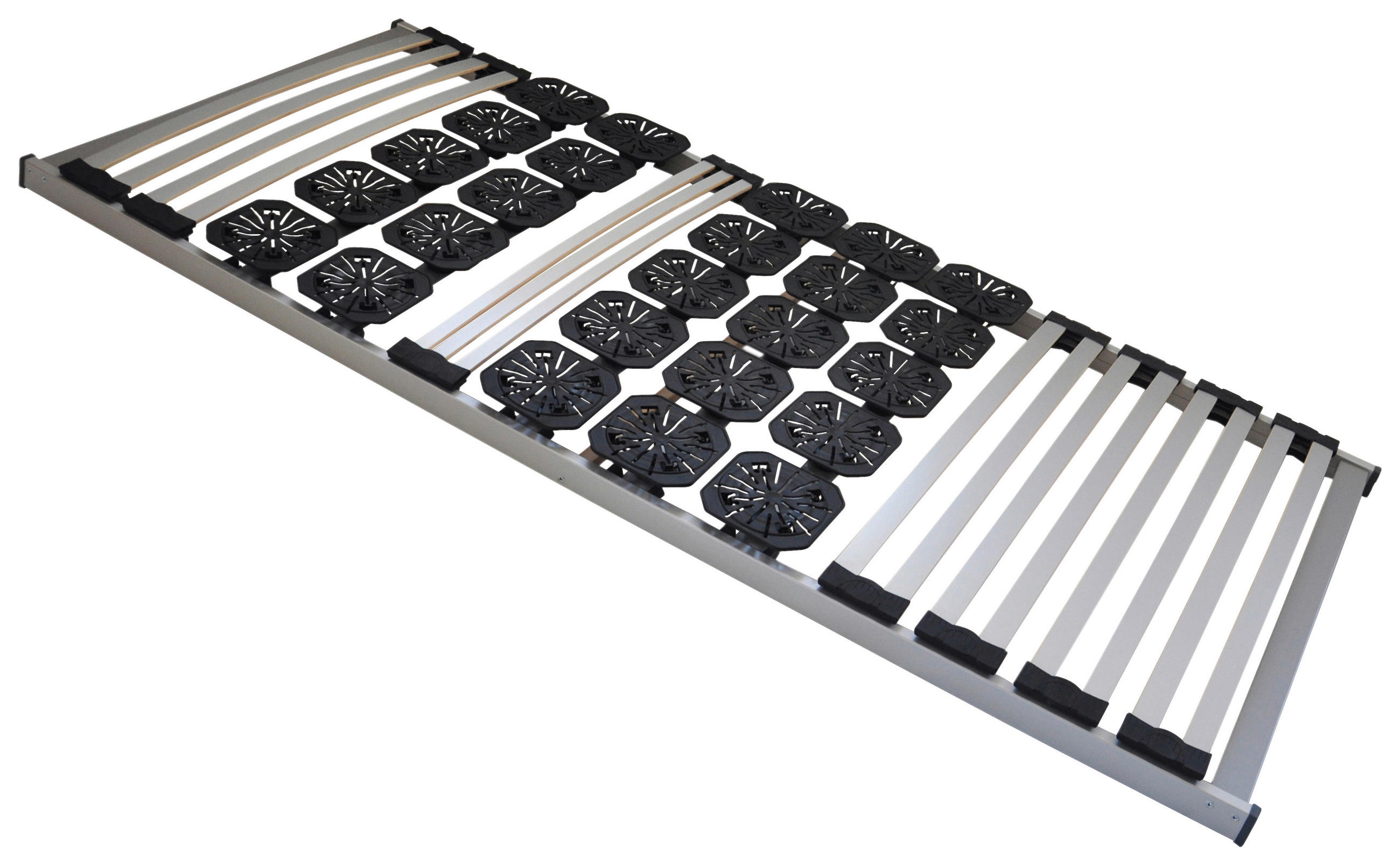 LAMELOVÝ ROŠT,  (pro rám) 90/200 cm - bílá/světle šedá, Basics, dřevo/plast (90/200cm) - Dieter Knoll