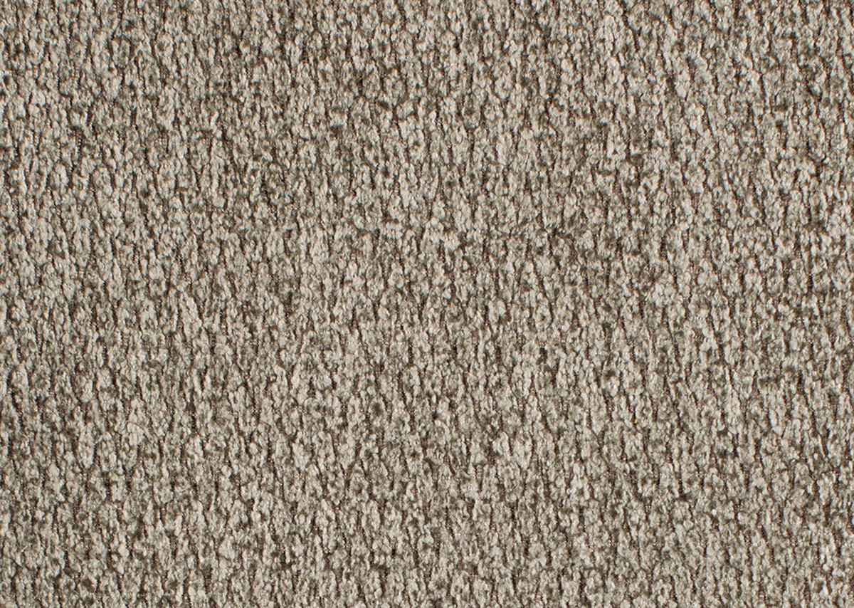 ECKSOFA in Chenille Hellbraun  - Hellbraun/Schwarz, Design, Textil/Metall (220/310cm) - Beldomo Style