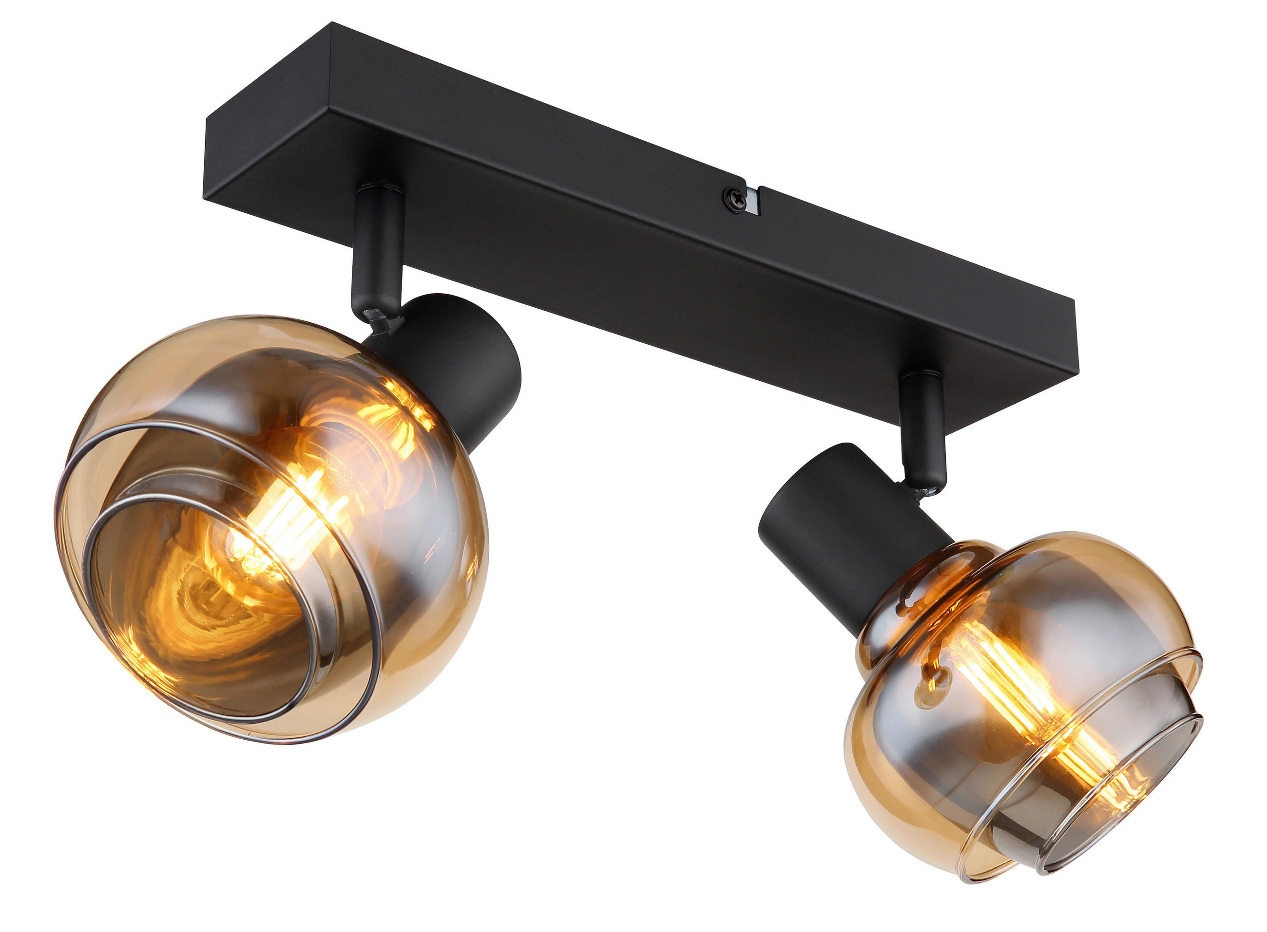 STRAHLER 26/10,5/13,5 cm   - Schwarz, Basics, Glas/Metall (26/10,5/13,5cm) - Globo