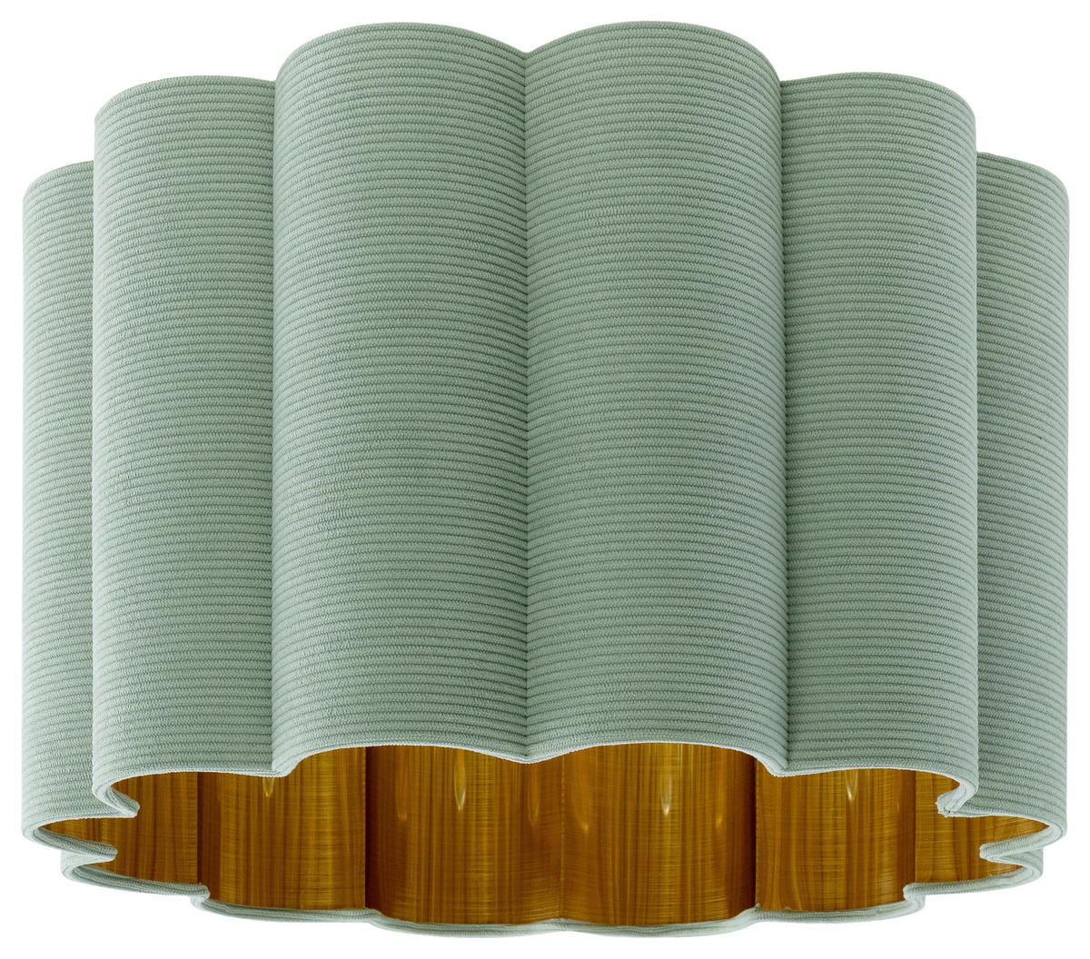 DECKENLEUCHTE  40/32 cm    - Goldfarben/Schwarz, Trend, Kunststoff/Textil (40/32cm) - Novel