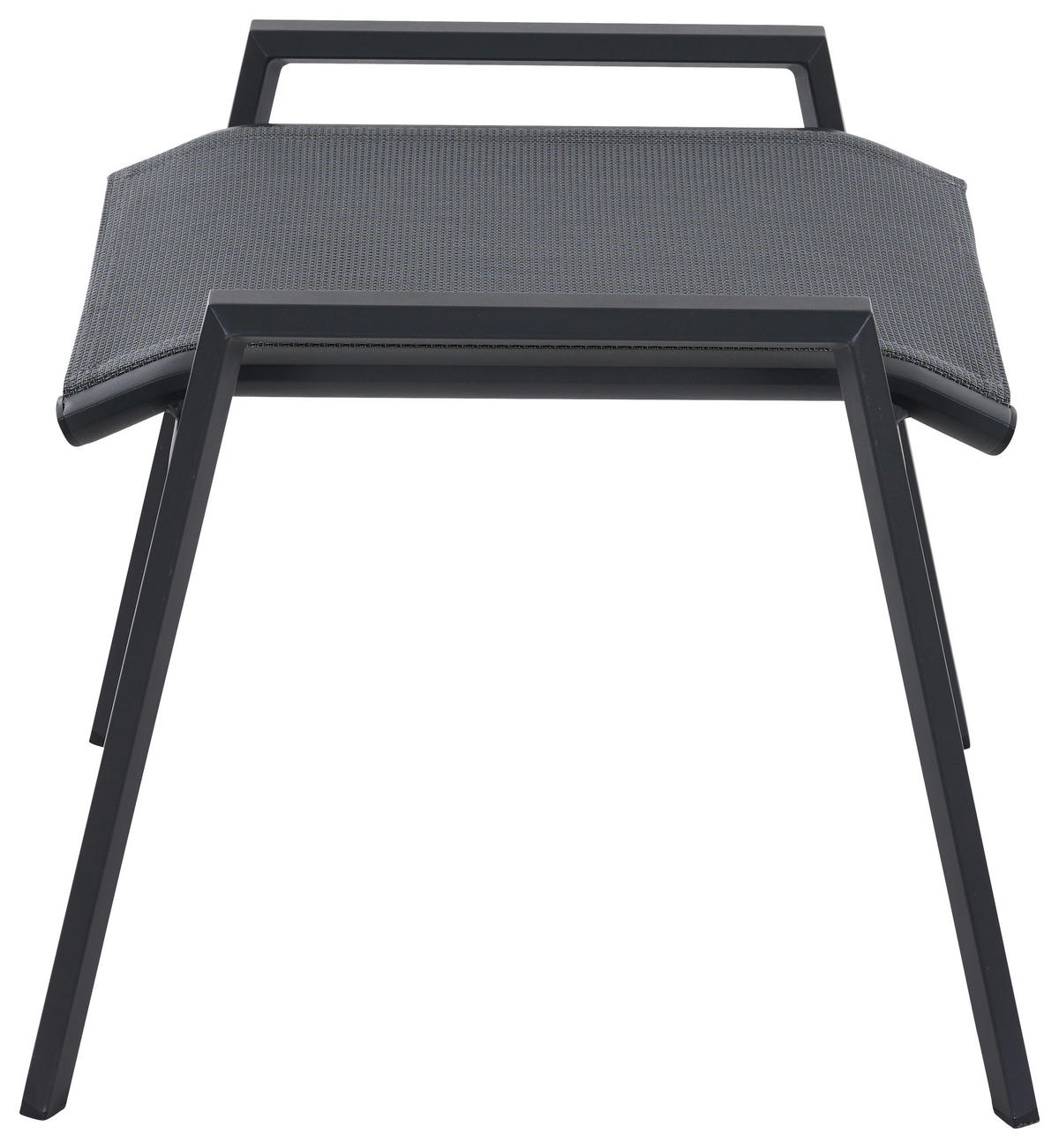 GARTENHOCKER  - Anthrazit, Basics, Kunststoff/Metall (59/47/56,5cm) - Siena Garden