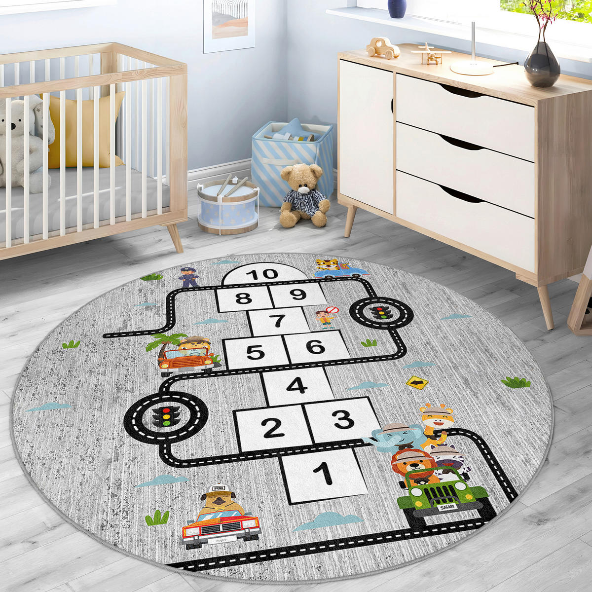 KINDERTEPPICH 120 cm  - Multicolor, Basics, Textil (120cm)
