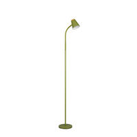 LED-STEHLEUCHTE    - Braun/Grün, Basics, Kunststoff/Metall (145/19.5/37cm)