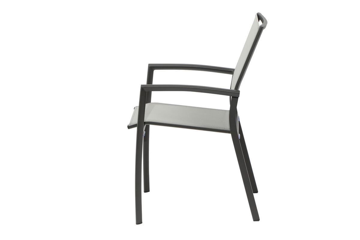 LOUNGESESSEL  - Anthrazit, Basics, Kunststoff/Metall (56/89/61,5cm) - Siena Garden