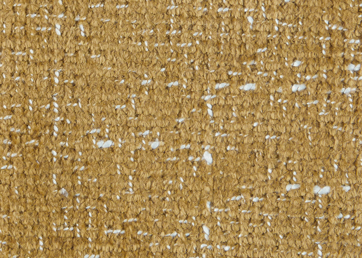 ECKSOFA in Chenille Currygelb  - Currygelb/Schwarz, Design, Textil/Metall (190/329cm) - Beldomo Style