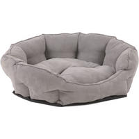 HUNDEBETT - Grau, KONVENTIONELL, Textil (63/53/20cm)