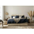 BOXSPRINGBETT 140/200 cm  in Creme  - Creme/Schwarz, Design, Kunststoff/Textil (140/200cm) - Esposa
