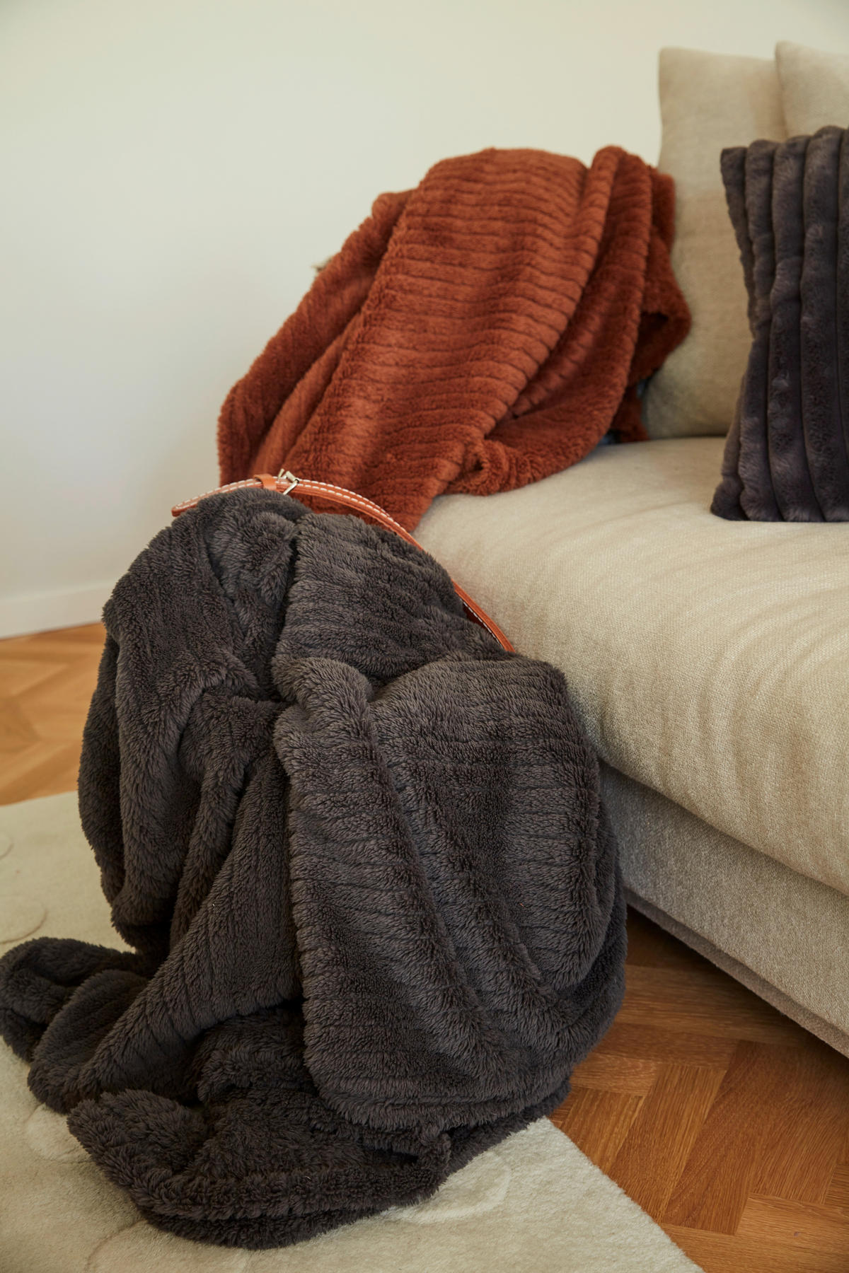 FILT Stanley  - antracit, Basics, textil (125/150cm)