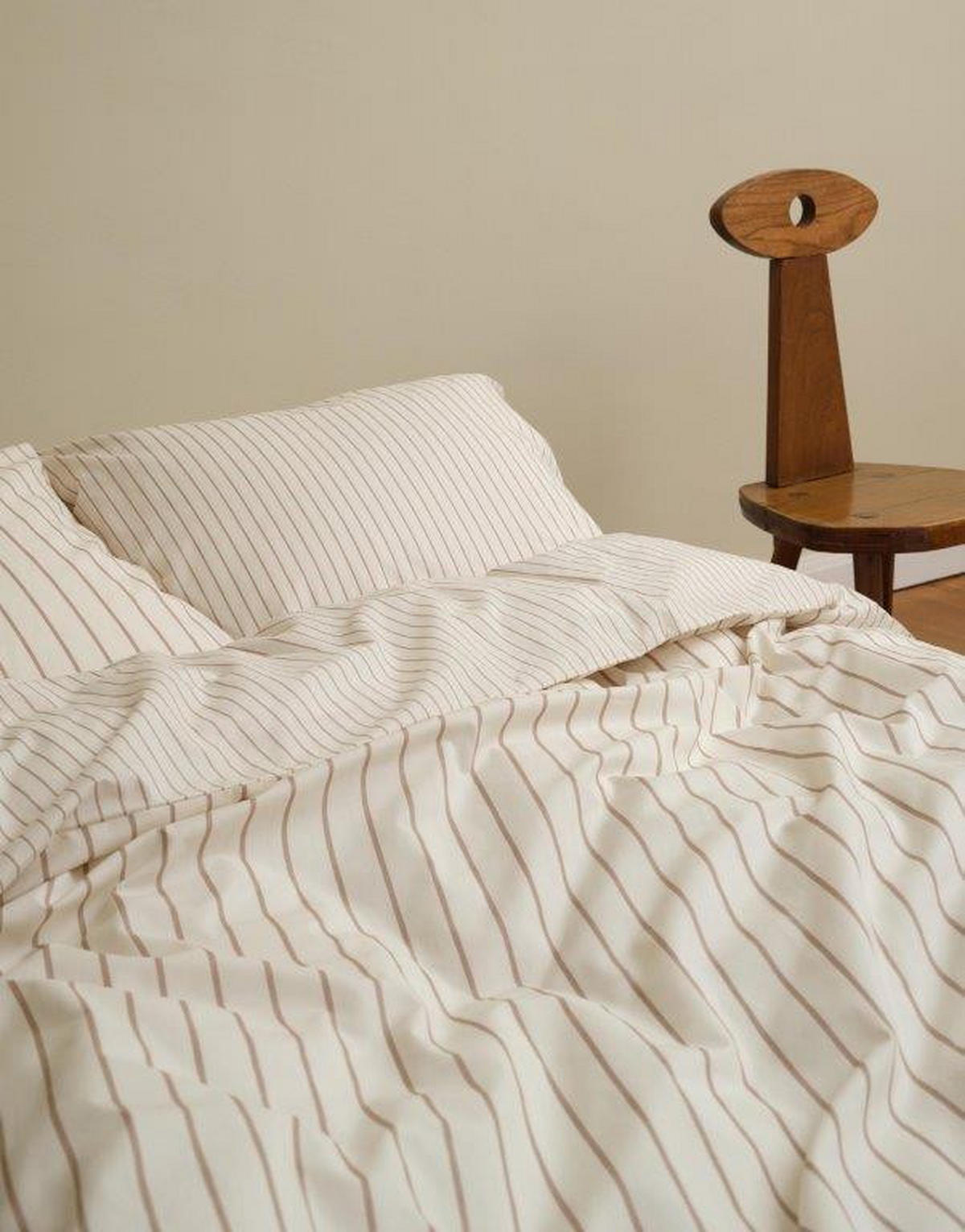 POSTELJNINA 135/200 cm perkal peščene barve  - peščene barve, Konvencionalno, tekstil (135/200cm) - Marc O'Polo