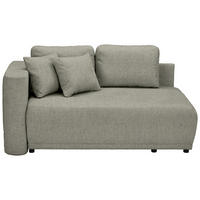 CHAISELONGUE in Chenille Braun  - Schwarz/Braun, KONVENTIONELL, Kunststoff/Textil (93/73/171cm) - MID.YOU