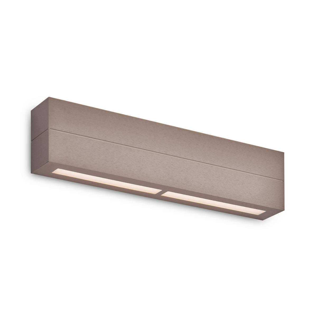 LED-WANDLEUCHTE Aera  - Bronzefarben, Design, Metall (45/10/6,5cm) - Grossmann