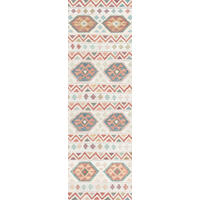 LÄUFER Ondea Ramizh 80/250 cm  in Terracotta, Perlmutt, Graublau  - Graublau/Perlmutt, LIFESTYLE, Kunststoff/Textil (80/250cm) - like.Villeroy & Boch