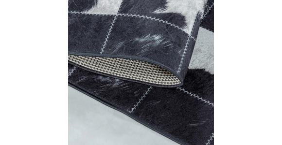 FLACHWEBETEPPICH 120/170 cm Fiesta Creme, Schwarz  - Creme/Schwarz, Design, Leder/Textil (120/170cm) - Novel