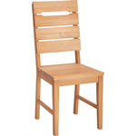 STUHL     - Buchefarben, KONVENTIONELL, Holz (42/95/51,5cm) - Linea Natura