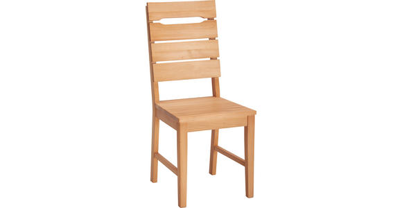 STUHL     - Buchefarben, KONVENTIONELL, Holz (42/95/51,5cm) - Linea Natura