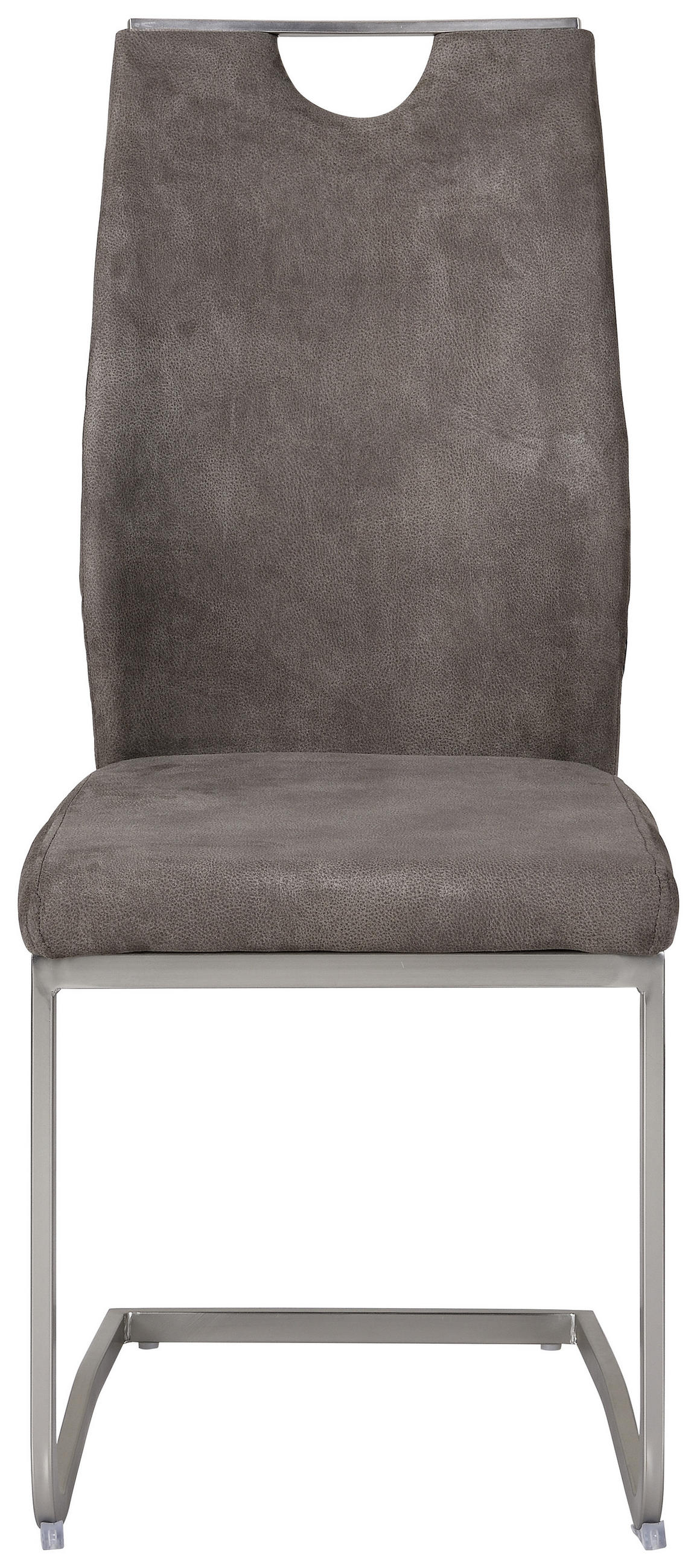 STOLICA  taupe, boje kroma  metal, tekstil      - boje kroma/taupe, Design, metal/tekstil (43/101/58cm) - Carryhome