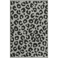 GÄSTETUCHSET Leo Grau, Schwarz 2-teilig 30/50 cm  - Schwarz/Grau, Design, Textil (30/50cm) - Cawoe