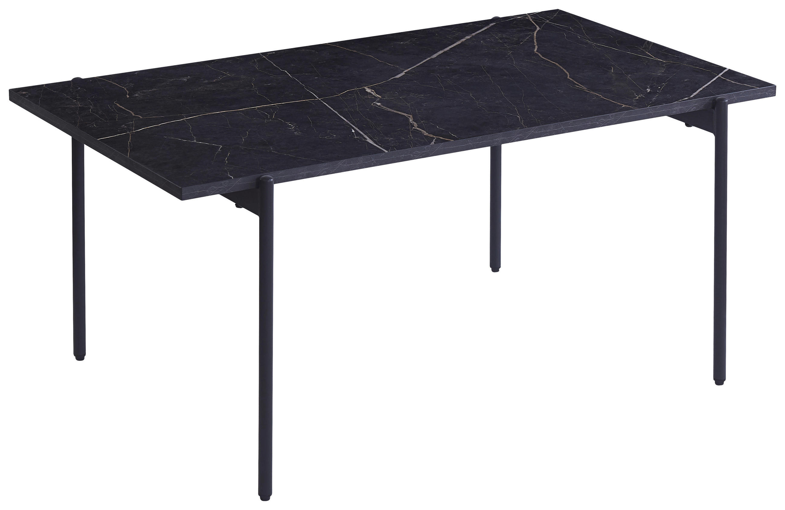 KONFERENČNÍ STOLEK, černá, kov, kompozitní dřevo, 100/60/45 cm - černá, Design, kov/kompozitní dřevo (100/60/45cm) - Ti'me