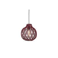 SVJETILJKA VISEĆA  35/35 cm       - bordo, Basics, prirodni materijali (35/35cm) - Good & Mojo