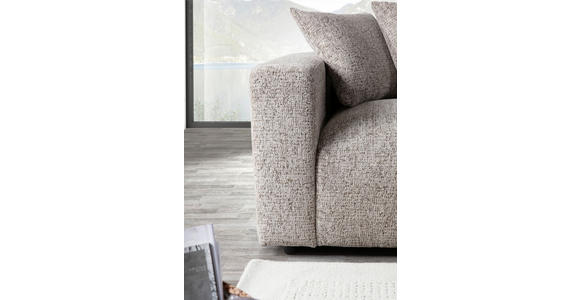 ECKSOFA  in Chenille Braun  231/178 cm  - Schwarz/Braun, MODERN, Kunststoff/Textil (231/178cm) - Carryhome