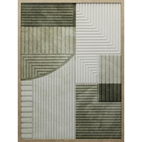 LEINWANDBILD Abstraktes 50/70 cm  - Naturfarben/Grün, Trend, Holzwerkstoff/Kunststoff (50/70cm) - Monee