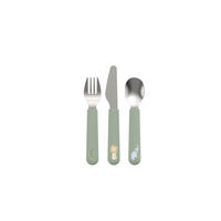 BREILÖFFELSET  - Salbeigrün/Multicolor, Basics, Kunststoff/Metall (12/1,7/19,3cm) - Mepal