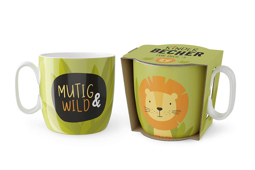 KINDERTASSE Cozy Moments Porzellan  - Basics, Keramik (10,4/7,3/7,5cm)