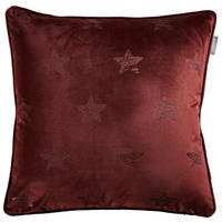KISSENHÜLLE VELVETSTAR 45/45 cm  - Bordeaux, Basics, Textil (45/45cm) - Ambiente