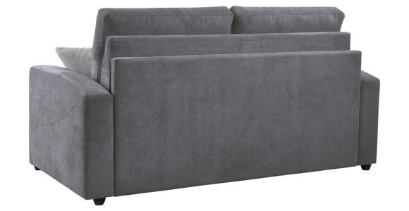 SCHLAFSOFA Mikrofaser Dunkelgrau - Dunkelgrau/Hellgrau, KONVENTIONELL, Kunststoff/Textil (186/101/101cm) - Carryhome