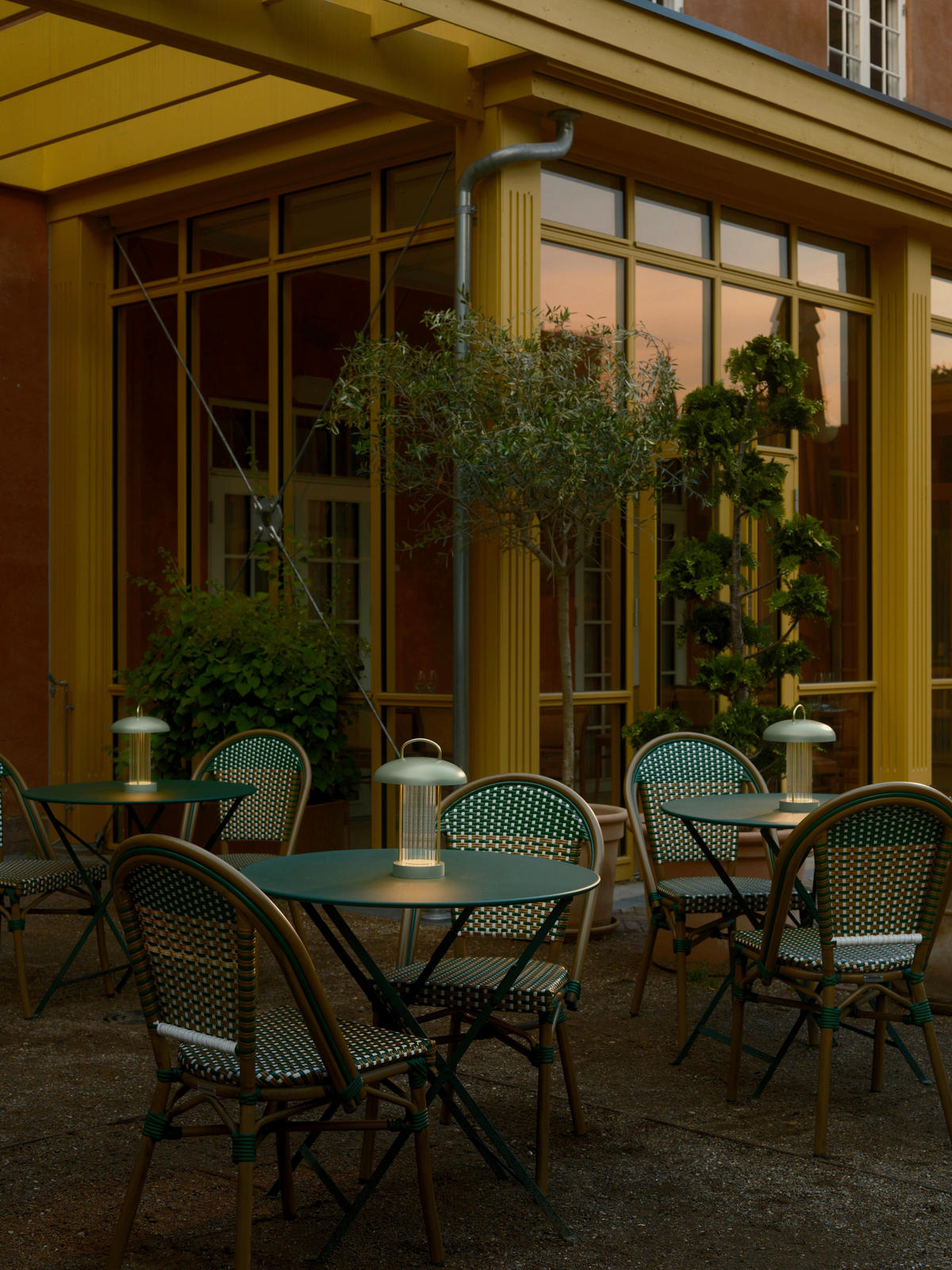 AKKU-TISCHLEUCHTE 20/29 cm   - Salbeigrün/Beige, Design, Kunststoff (20/29cm) - Nordlux